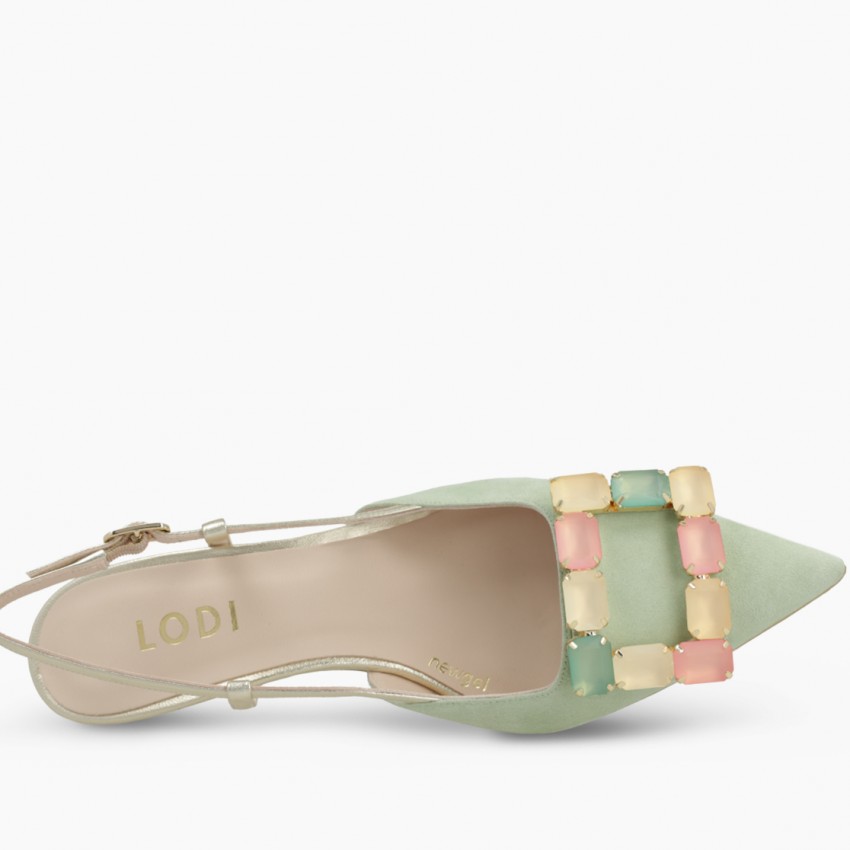 LODI MUJER ZAPATOS DE SALON VERDES CHIMANE
