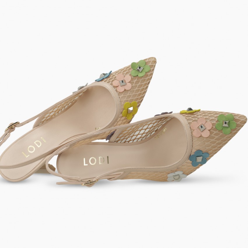 LODI MUJER ZAPATOS DE SALON NUDE RUSANTI