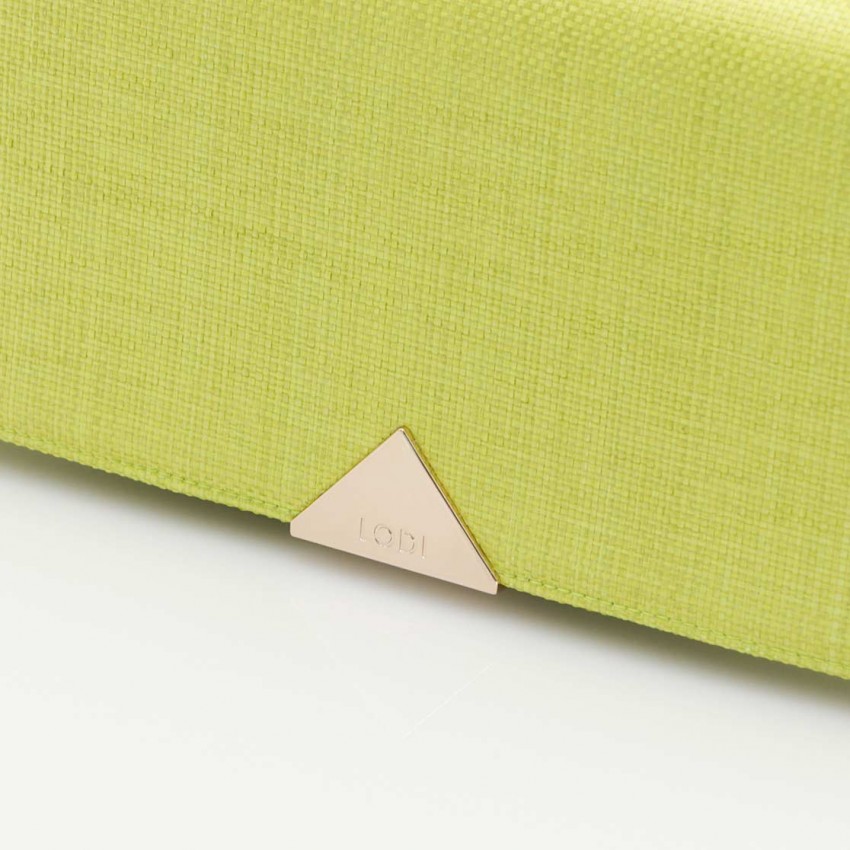 LODI MUJER BOLSO RAFIA VERDE SIENA