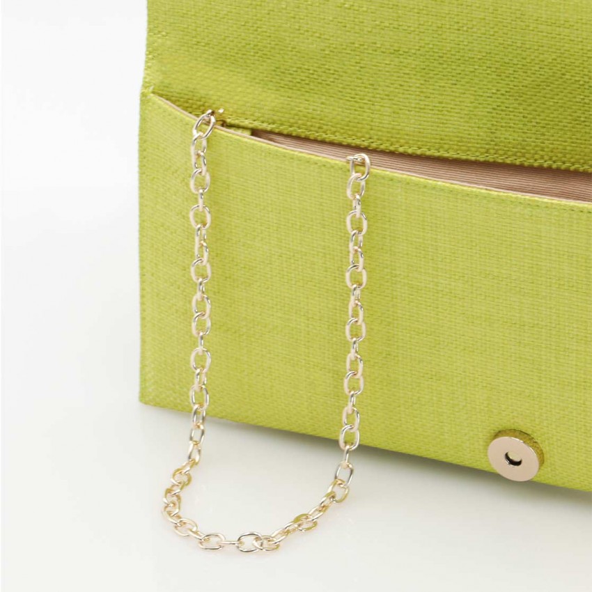 LODI MUJER BOLSO RAFIA VERDE SIENA