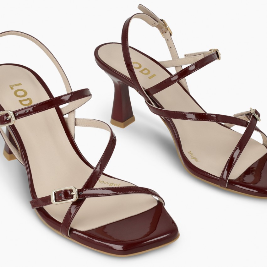 LODI MUJER SANDALIAS BURDEOS LASON-PI