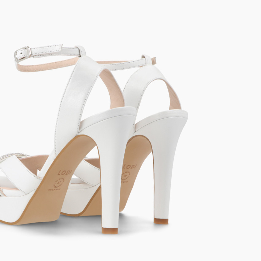 LODI MUJER SANDALIAS DE NOVIA BLANCAS TAINOA