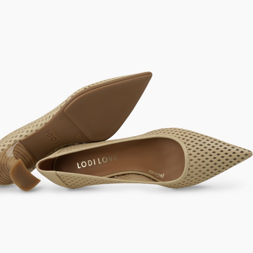 LODI MUJER ZAPATOS DE SALON BEIGE KAL5297