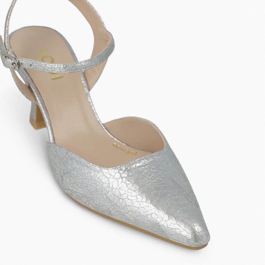 LODI MUJER ZAPATOS DE SALON PLATEADOS GELIA