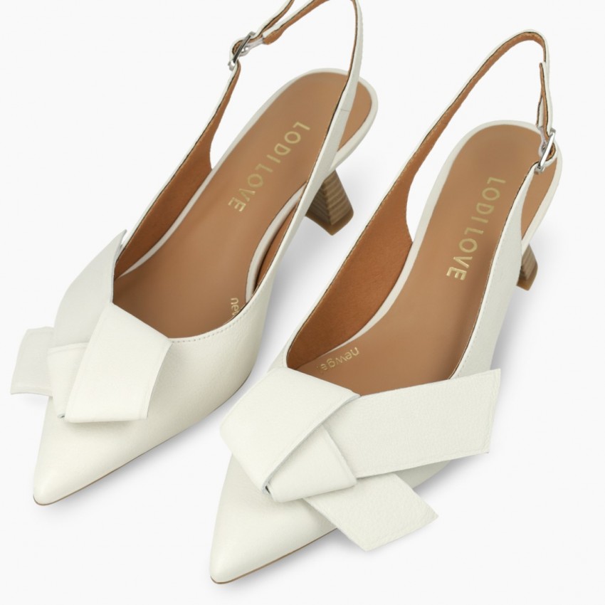 LODI MUJER ZAPATOS DE SALON BLANCOS KAL5307