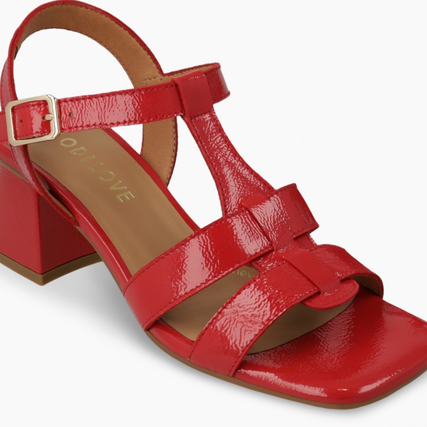 LODI MUJER SANDALIAS ROJAS MIL5214-GO