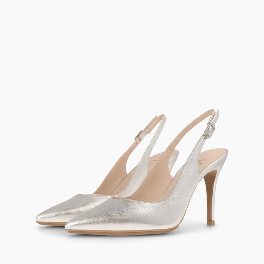 LODI MUJER ZAPATOS DE SALON PLATEADOS RAIANE-GO