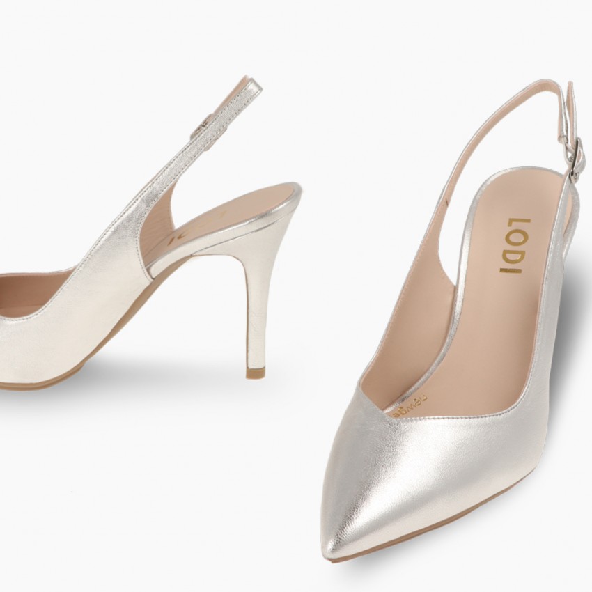 LODI MUJER ZAPATOS DE SALON PLATEADOS RAIANE-GO
