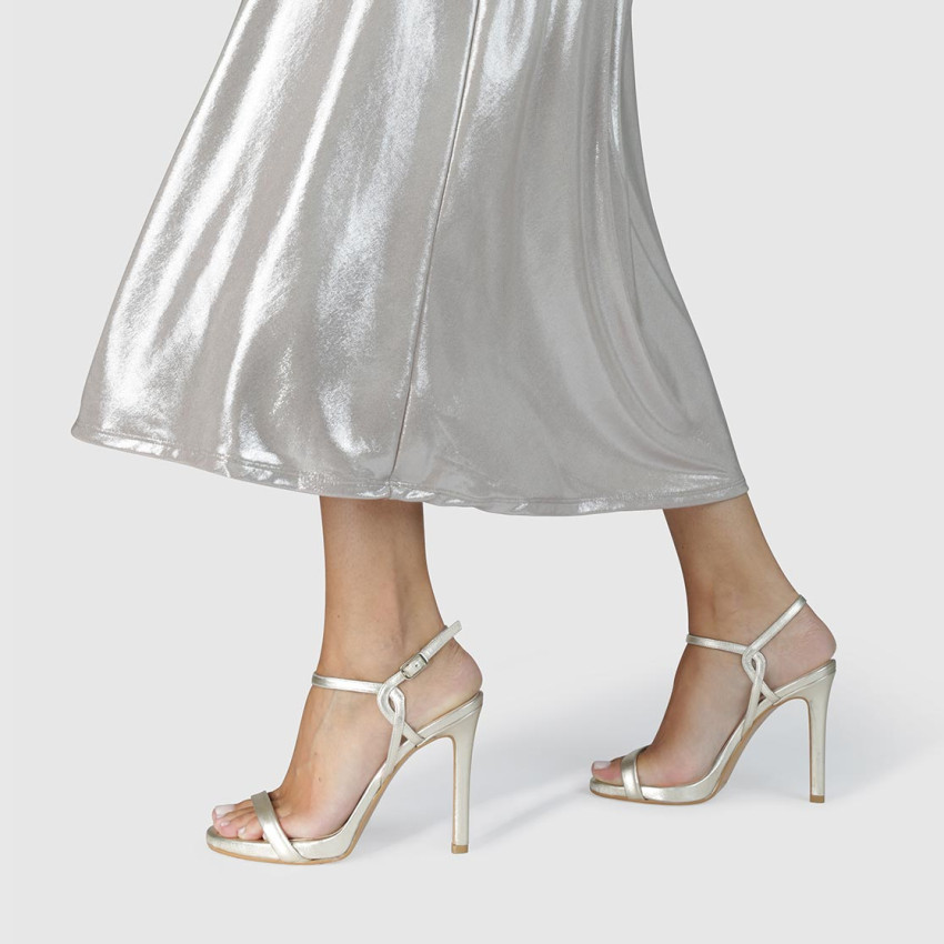 LODI MUJER SANDALIAS DORADAS CANNES