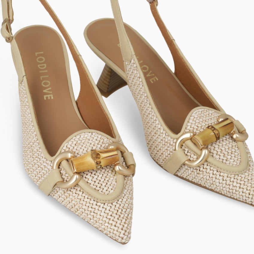 LODI MUJER ZAPATOS DE SALON BEIGE KAL5306