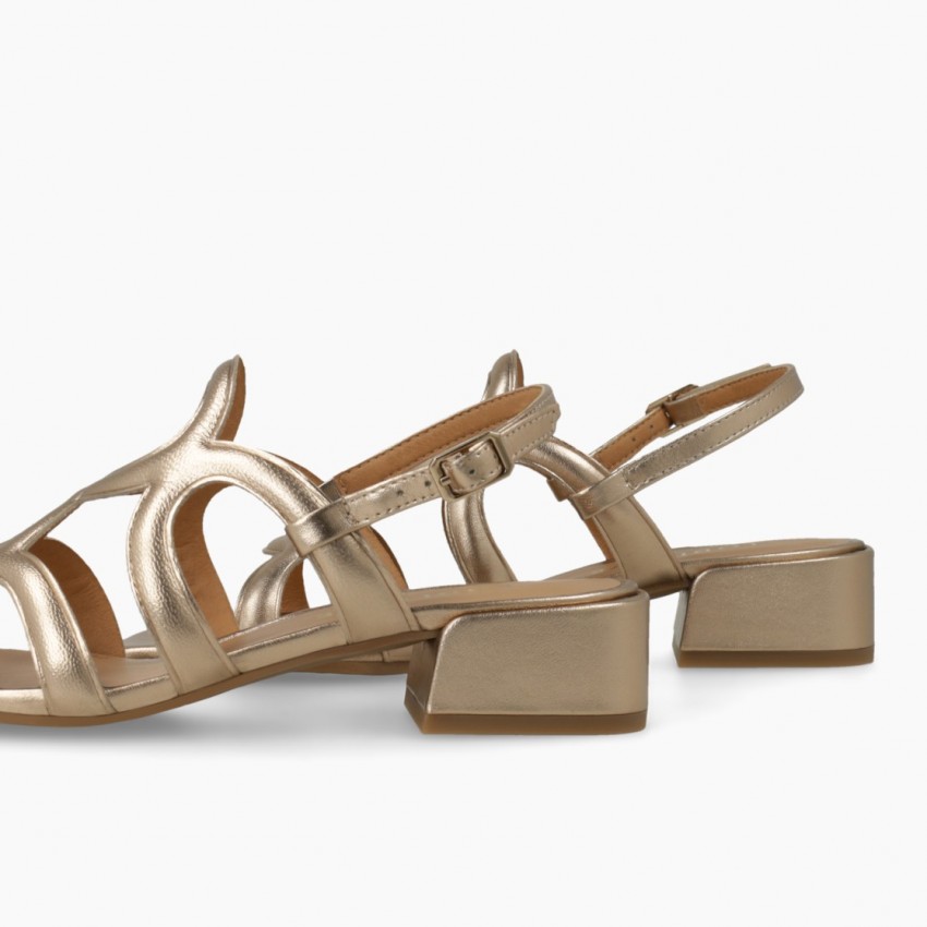 LODI MUJER SANDALIAS DORADAS KON5355