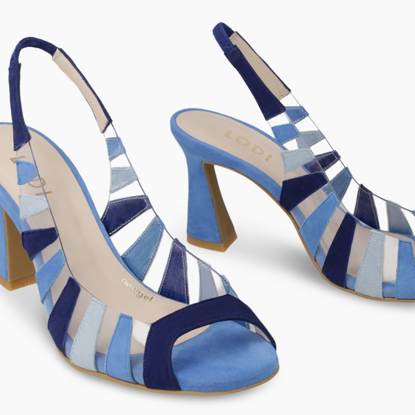 LODI MUJER SANDALIAS AZULES HALENISA