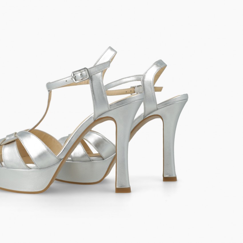 LODI MUJER SANDALIAS PLATEADAS TARAN