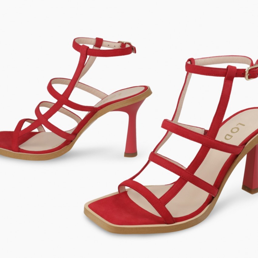 LODI MUJER SANDALIAS ROJAS WEMILA