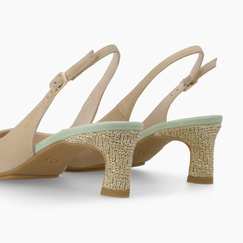 LODI MUJER ZAPATOS DE SALON BEIGE CHELIN