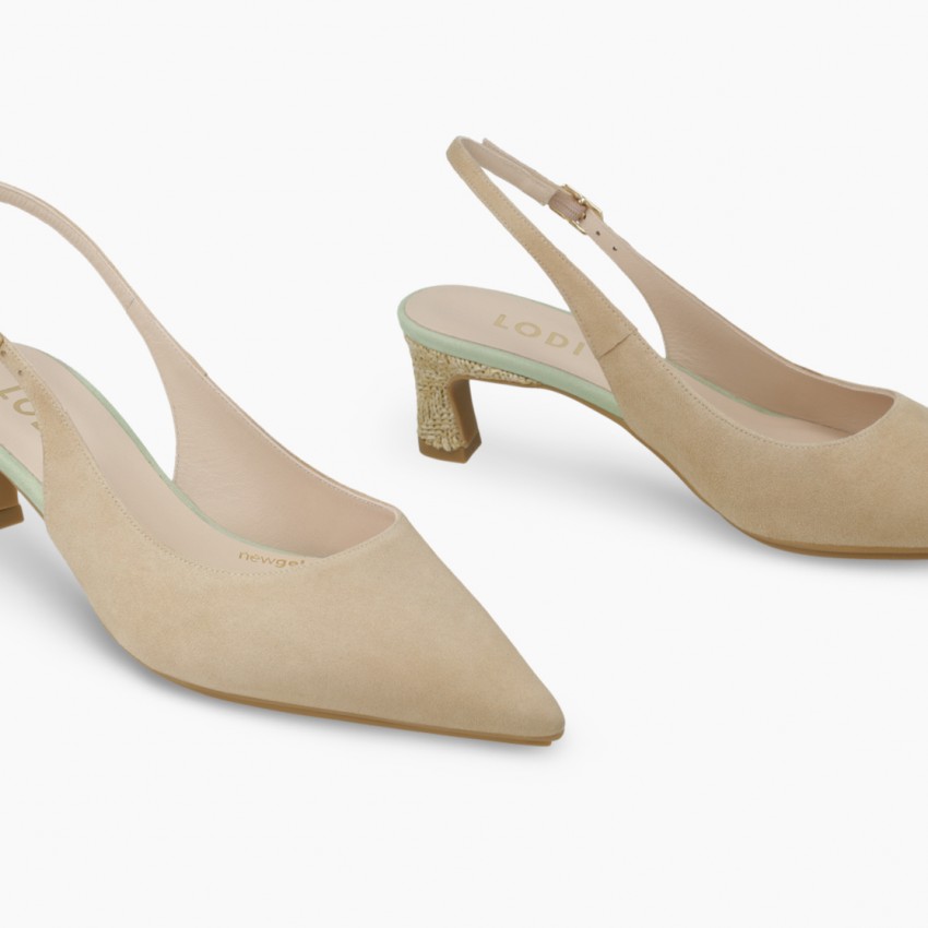 LODI MUJER ZAPATOS DE SALON BEIGE CHELIN