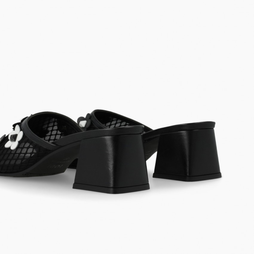 LODI MUJER SANDALIAS NEGRAS LUDES