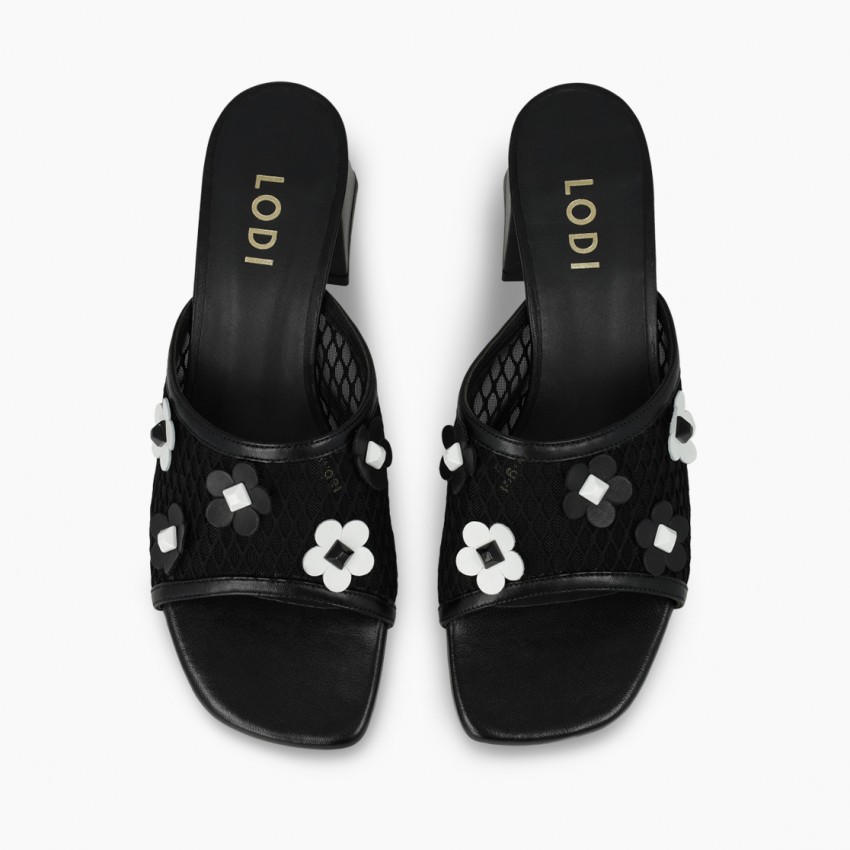 LODI MUJER SANDALIAS NEGRAS LUDES