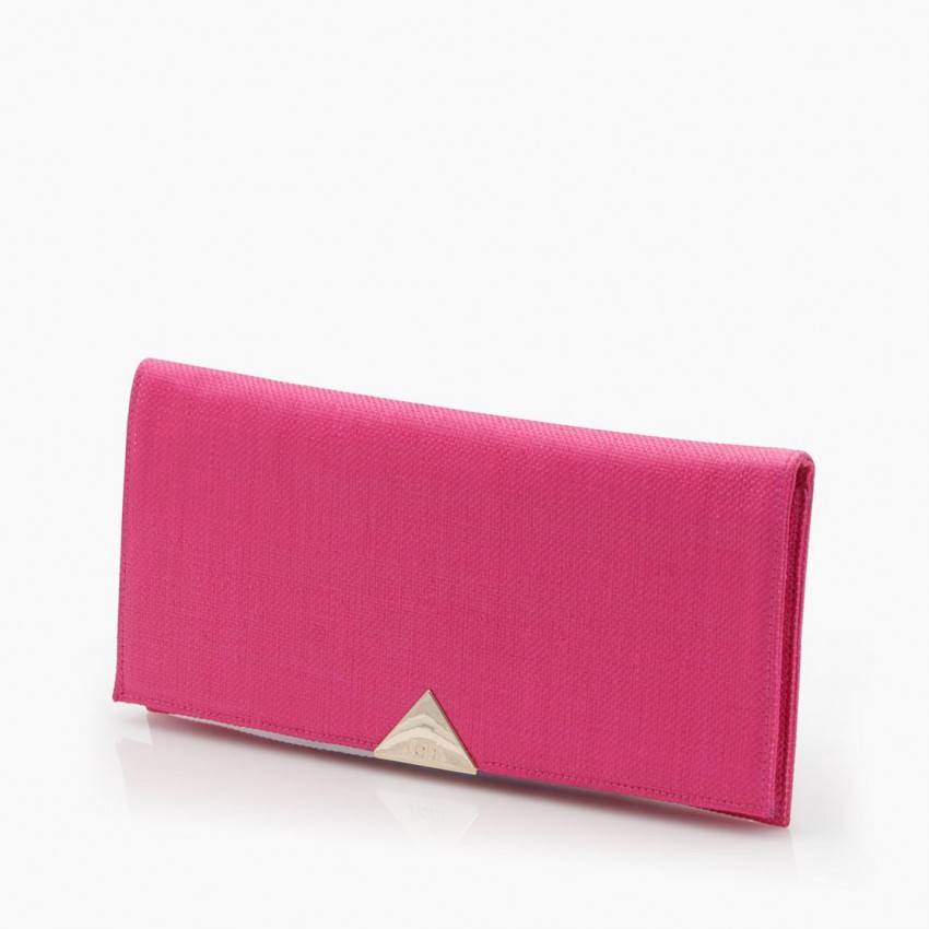 LODI MUJER BOLSO RAFIA ROSA SIENA