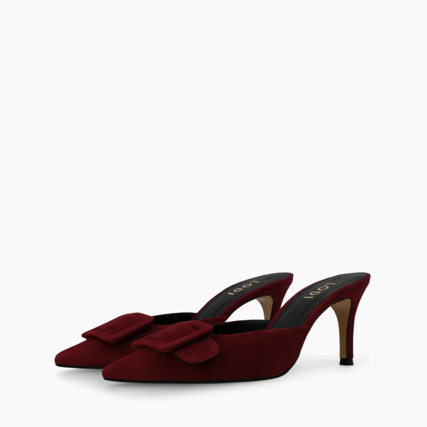 LODI MUJER MULES BURDEOS ELIAN