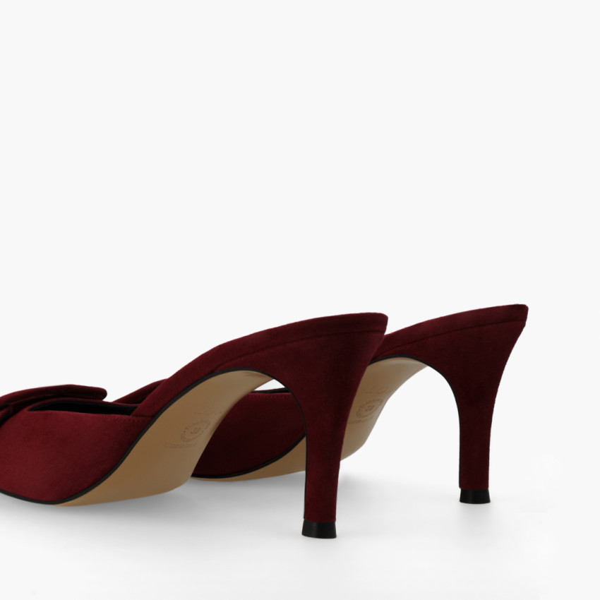 LODI MUJER MULES BURDEOS ELIAN