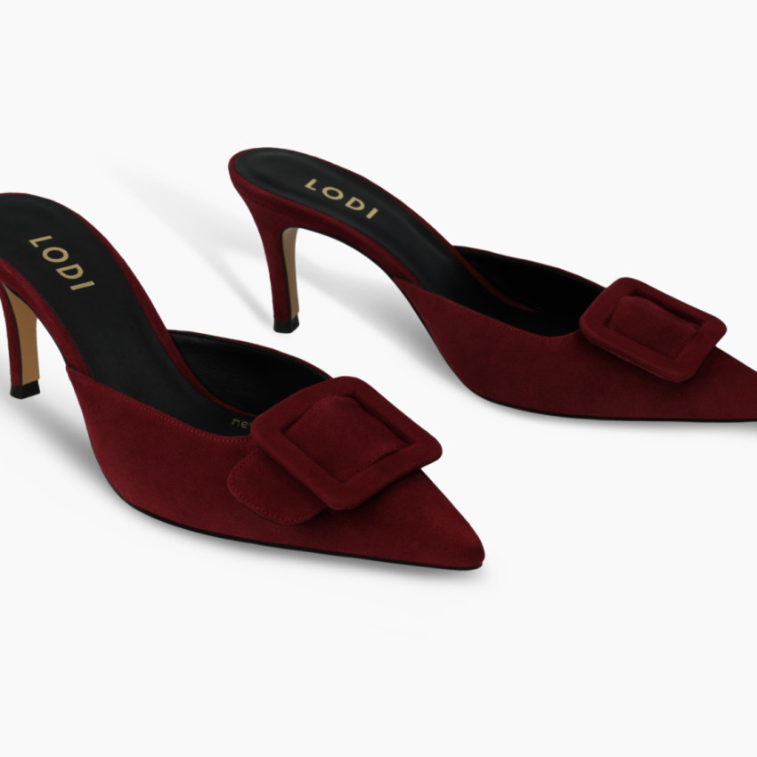 LODI MUJER MULES BURDEOS ELIAN