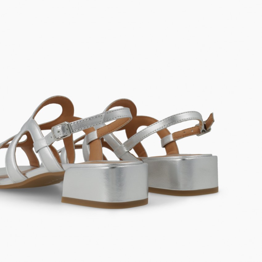 LODI MUJER SANDALIAS PLATEADAS KON5355