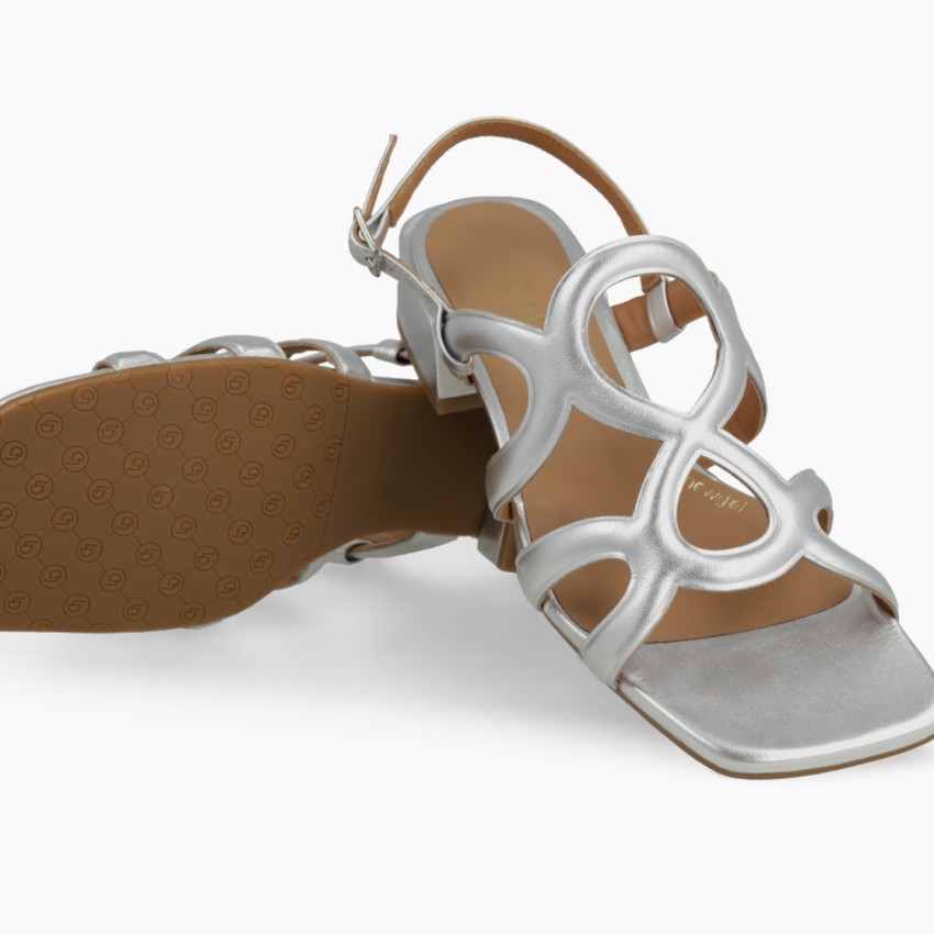 LODI MUJER SANDALIAS PLATEADAS KON5355