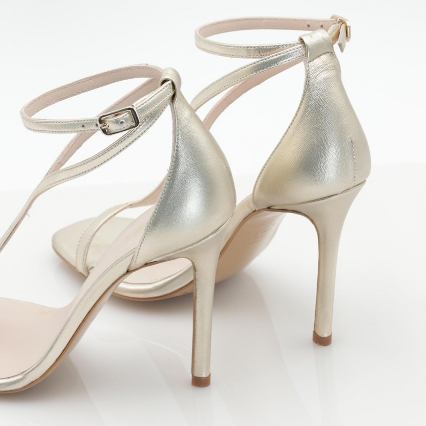 LODI MUJER SANDALIAS DORADAS WALKER