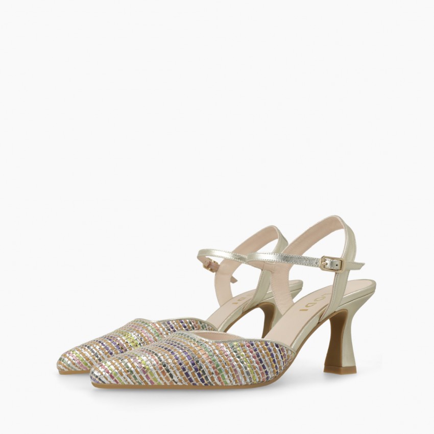 LODI MUJER ZAPATOS DE SALON MULTICOLOR DORADOS GELIA-TE