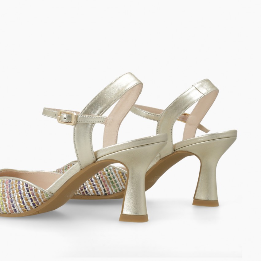 LODI MUJER ZAPATOS DE SALON MULTICOLOR DORADOS GELIA-TE