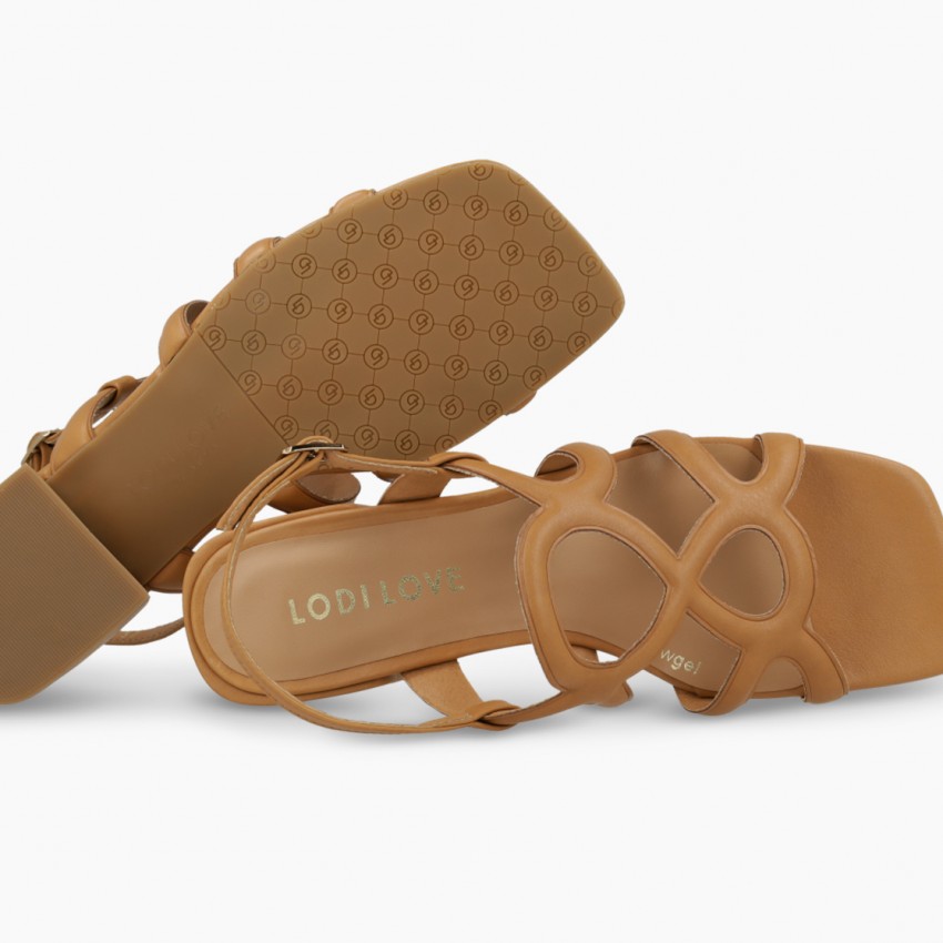 LODI MUJER SANDALIAS MARRONES KON5355