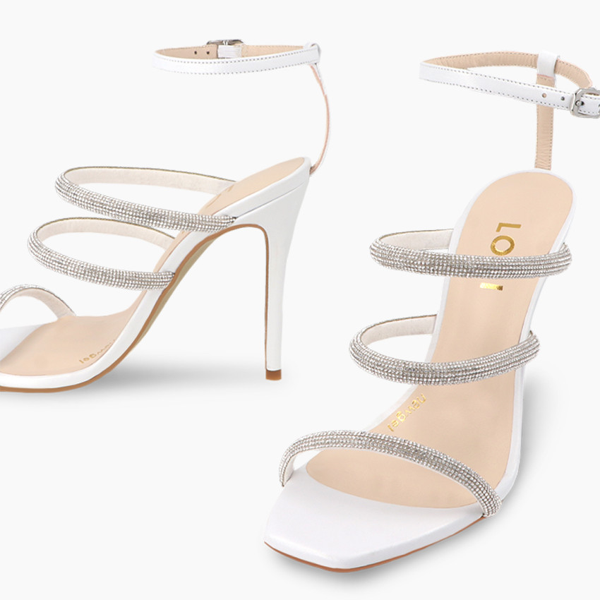 LODI MUJER SANDALIAS DE NOVIA BLANCAS WURIT