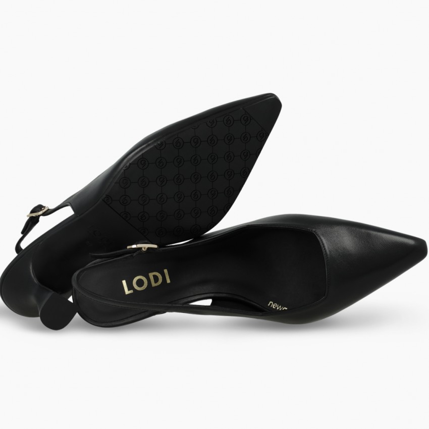 LODI MUJER ZAPATOS DE SALON NEGROS GELINES-X