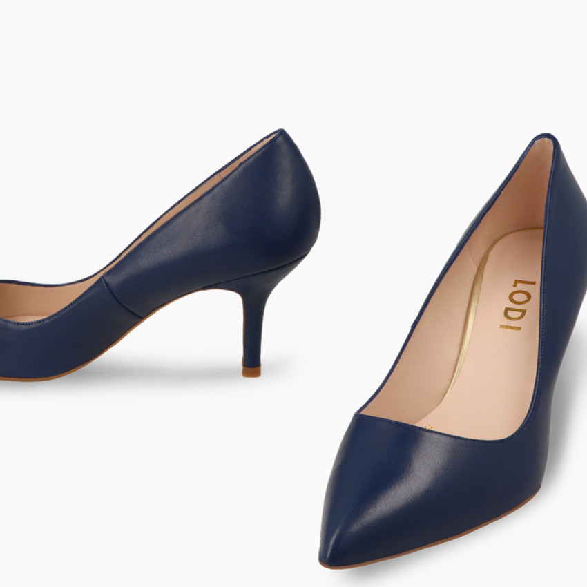 LODI MUJER ZAPATOS DE SALON AZULES MONROES