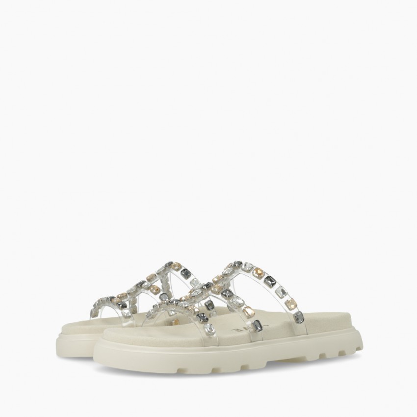 LODI MUJER SANDALIAS BLANCAS HOL5385