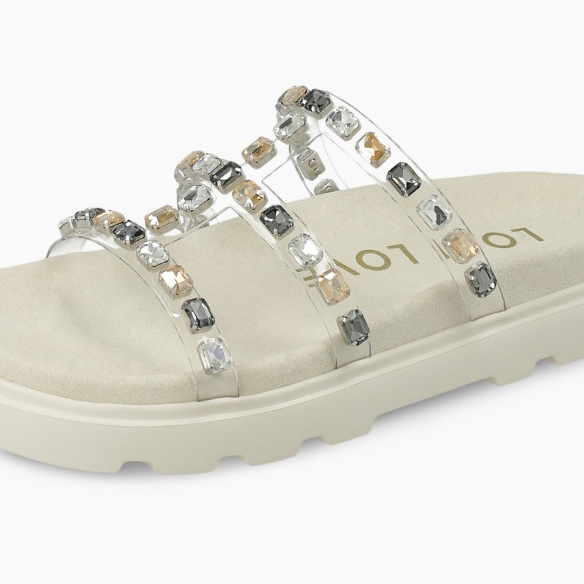 LODI MUJER SANDALIAS BLANCAS HOL5385