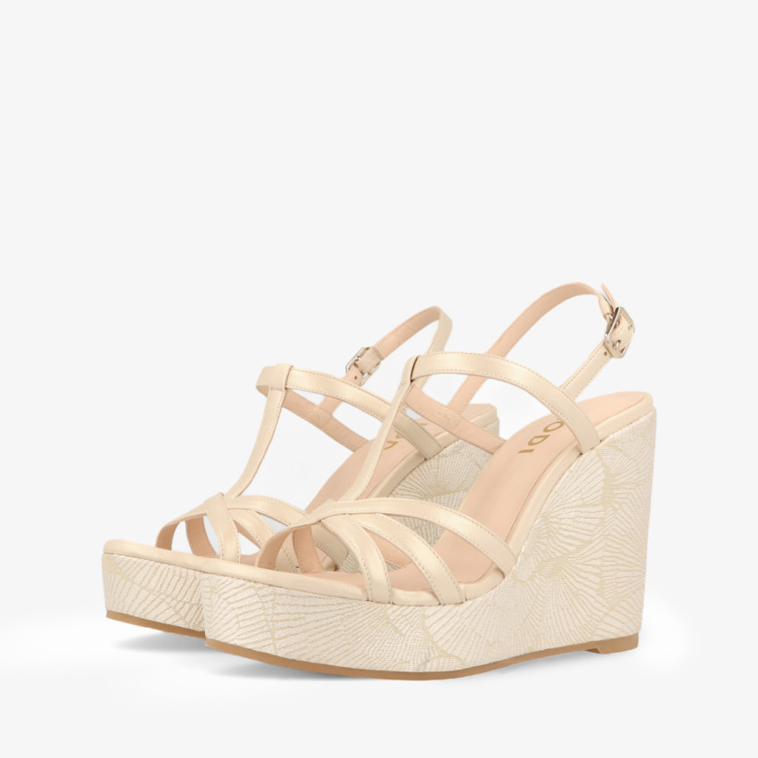 LODI MUJER SANDALIAS DE NOVIA DORADAS YOSHIO