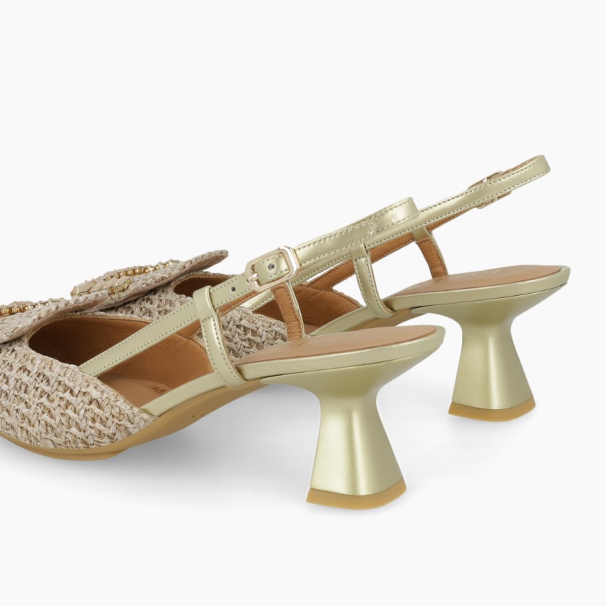 LODI MUJER ZAPATOS DE SALON DORADOS KYOKO