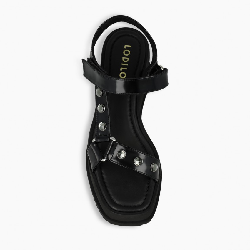 LODI MUJER SANDALIAS NEGRAS TUP5512