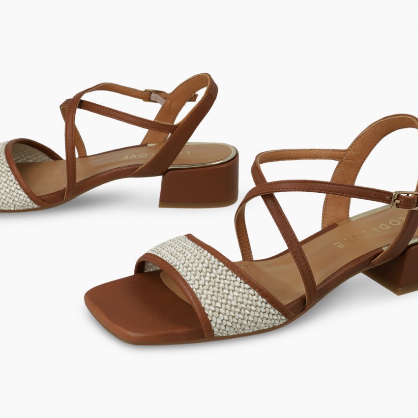 LODI MUJER SANDALIAS MARRONES KON5356