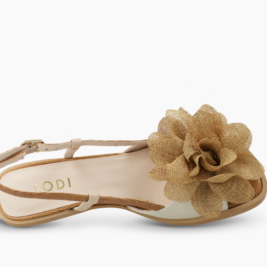 LODI MUJER SANDALIAS BEIGE ISARO