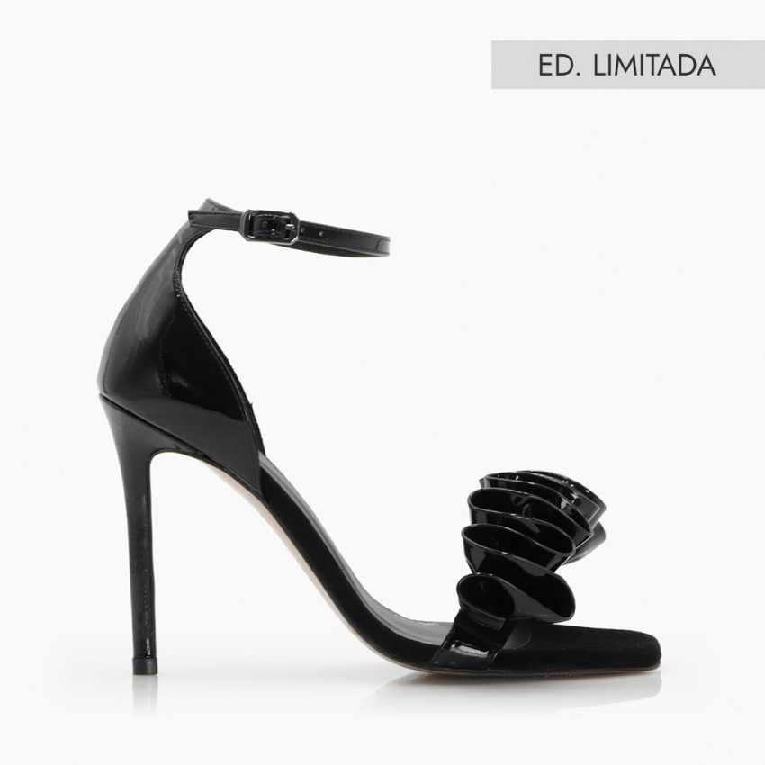 LODI MUJER SANDALIAS NEGRAS WEST