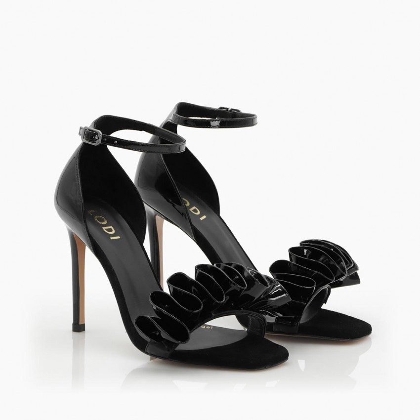 LODI MUJER SANDALIAS NEGRAS WEST