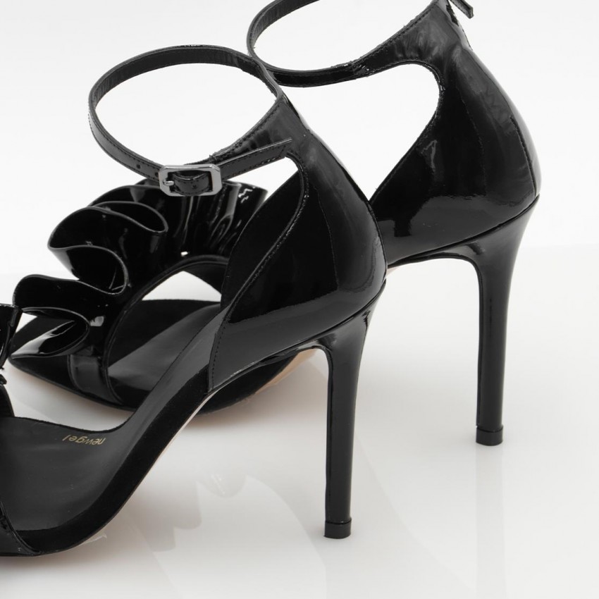 LODI MUJER SANDALIAS NEGRAS WEST