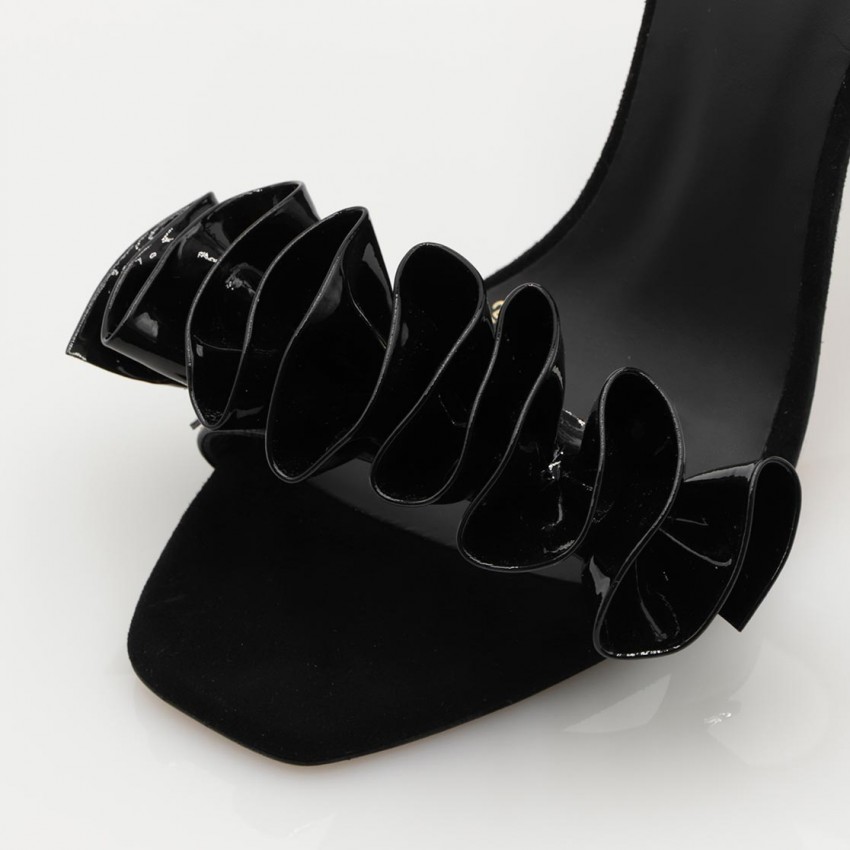 LODI MUJER SANDALIAS NEGRAS WEST