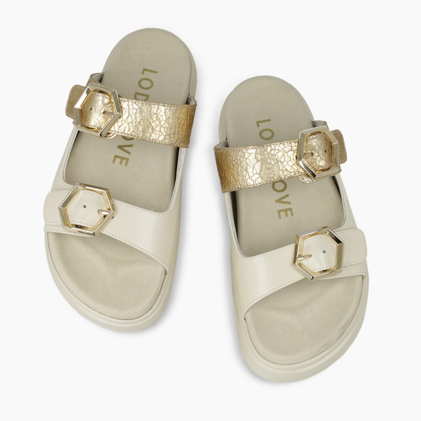 LODI MUJER SANDALIAS BLANCAS HOL5387