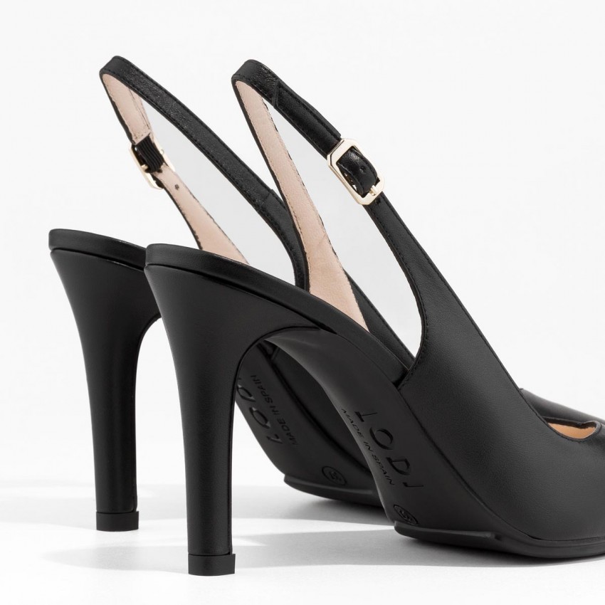 LODI MUJER ZAPATOS DE SALON NEGROS RAIAN-TP