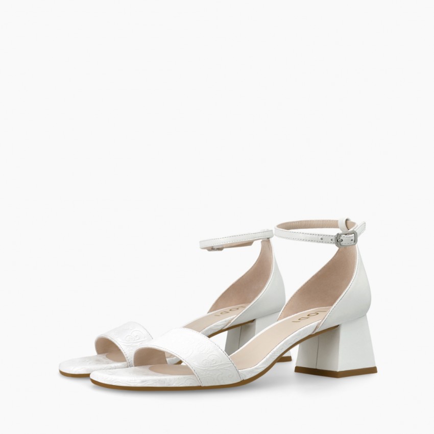 LODI MUJER SANDALIAS DE NOVIA BLANCAS LAORIA