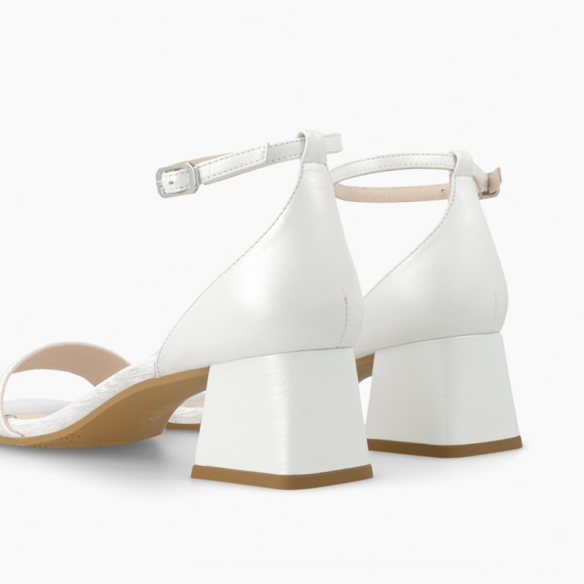 LODI MUJER SANDALIAS DE NOVIA BLANCAS LAORIA